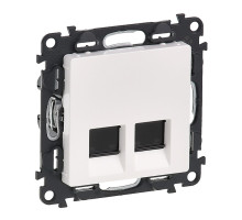 Роз 2хRJ-45 UTP CAT5E VLN-I БЕЛ | арт.753441