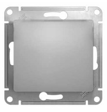 Выключатель 1-клавишный Schneider Electric Glossa GSL000311 Алюминий - GSL000311