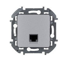 Inspiria - Розетка информационная RJ45 (алюминий)