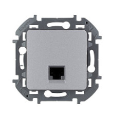 Inspiria - Розетка информационная RJ45 (алюминий)