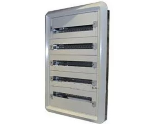 Щит встраиваемый XL3 160, 5 рядов, 120M, пластиковый корпус