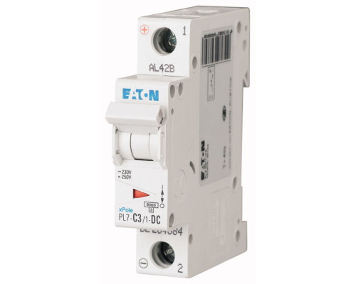 1P  3А, тип С, 10kA, 1M, 250VAC/DC, Авт. выкл. PL7