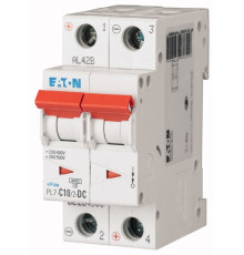 Авт. выключатель PL7-C10/2-DC, 2P, 10A, хар-ка C, 10kA, 250VAC/DC, 2M