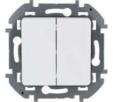 Выкл 2кл БЕЛ INSPIRIA | арт.673620