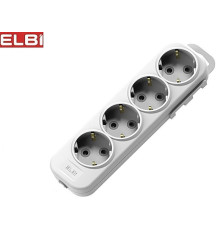 EL-BI,Myra,колодка 4гн с/з белая,527-010200-401