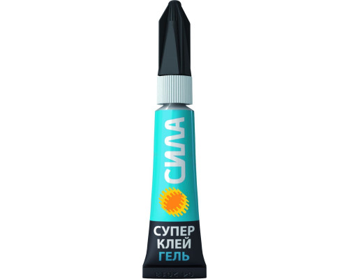 Супер-клей ГЕЛЬ 3г лента BL-12 SSGBL12-3 (блист. 12шт) СИЛА