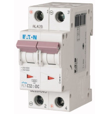 Авт. выключатель PL7-C32/2-DC, 2P, 32A, хар-ка C, 10kA, 250VAC/DC, 2M