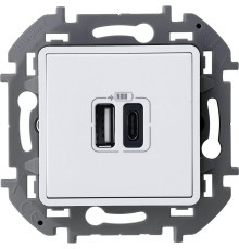 Роз 2хUSB A-C БЕЛ INSPIRIA | арт.673760