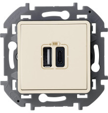 Роз 2хUSB А-С СЛНК Inspiria  | арт.673761