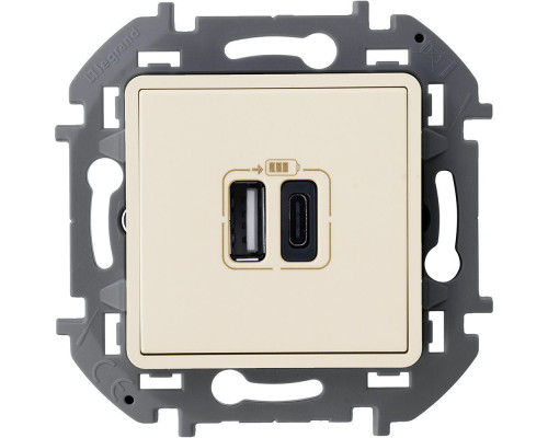 Роз 2хUSB А-С СЛНК Inspiria  | арт.673761