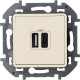 Роз 2хUSB А-С СЛНК Inspiria  | арт.673761