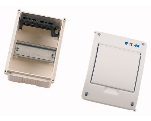 Щит встраиваемый BC-U-1/5-TW-ECO белая дв., 156х116х70, 2х(4х10мм2), IP40