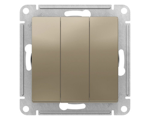 Выключатель 3-клавишный Schneider Electric AtlasDesign ATN000531 Шампань - ATN000531