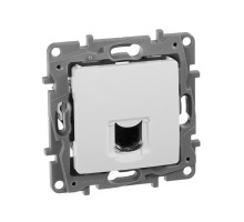 Etika - Розетка 1хRJ-45 UTP CAT6 (белый) | арт.672253