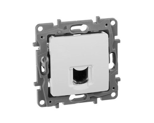 Etika - Розетка 1хRJ-45 UTP CAT6 (белый) | арт.672253