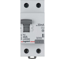 УЗО Legrand RХ3 2P 40A 30mA 10kA 2M тип АС