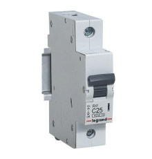 Авт. выкл. Legrand RX3 1P C 25A 4,5кА 1M