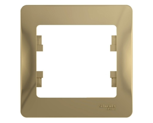 Рамка на 1 пост Schneider Electric Glossa GSL000401 Титан - GSL000401