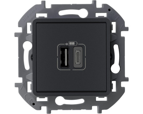 Роз 2хUSB A-C АНТР INSPIRIA | арт.673763