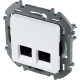 Роз 2ХRJ45 6 UTP БЕЛ INSPIRIA | арт.673840