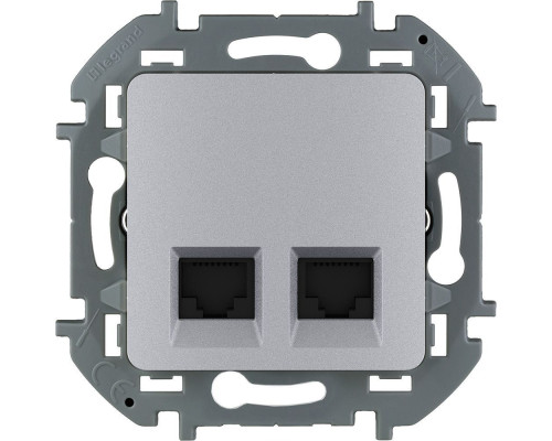 Inspiria - Роз 2хRJ-45 6 UTP АЛЮ | арт.673842