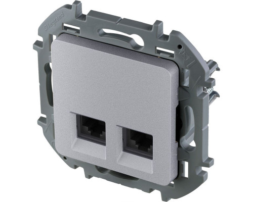 Inspiria - Роз 2хRJ-45 6 UTP АЛЮ | арт.673842