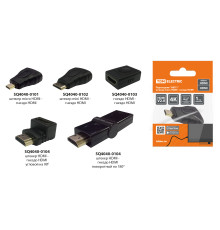 Переходник "АВП 1" штекер micro HDMI - гнездо HDMI, позолоченные контакты, TDM | арт.SQ4040-0101