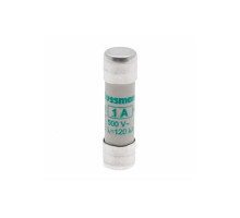 Вставка плавкая цилиндр., 1A, 500VAC, 10x38mm, тип aM