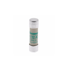Вставка плавкая цилиндр., 12A, 500VAC, 10x38mm, тип aM