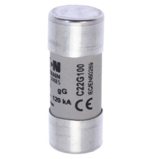 Вставка плавкая цилиндр., 100A, 500VAC, 22x58mm, тип gG