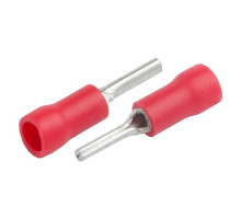 Наконечник НкИш (круглый штыревой) GNPI-1,25-22 Красный, 100 штук