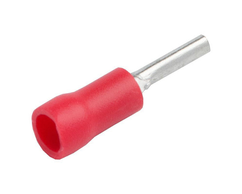 Наконечник НкИш (круглый штыревой) GNPI-1,25-22 Красный, 100 штук