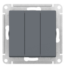 Выключатель 3-клавишный Schneider Electric AtlasDesign ATN000731 Грифель - ATN000731