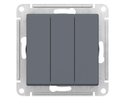 Выключатель 3-клавишный Schneider Electric AtlasDesign ATN000731 Грифель - ATN000731