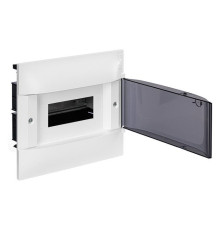 Щиток встр. Practibox S 8М, прозр. дым. дверь, с клеммами N+PE, IP40