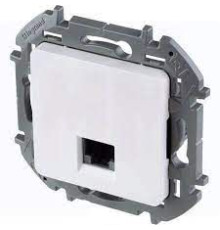 Inspiria - Розетка 1хRJ-45 UTP CAT5E (белый)
