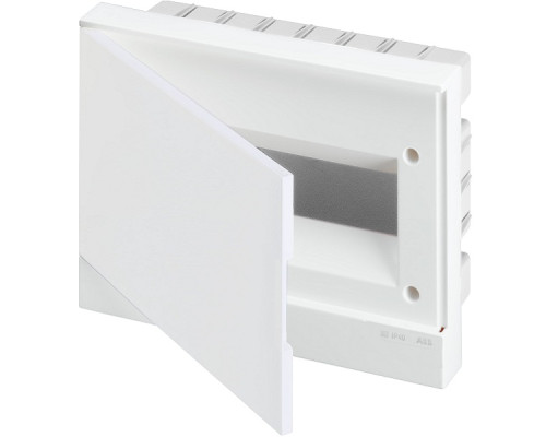 Щиток встраив. ABB Basic E BEF401212, 12M, белая дверь, 63A, IP40, 300x220x102mm, 2хPEN-шина