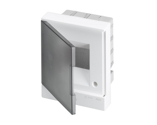 Щиток встраив. ABB Basic E BEF402204, 4M, прозр. серая дверь, 63A, IP40, 155x180x102mm, PEN-шина
