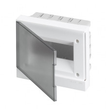 Щиток встраив. ABB Basic E BEF402208, 8M, прозр. серая дверь, 63A, IP40, 230x180x102mm, 2хPEN-шина