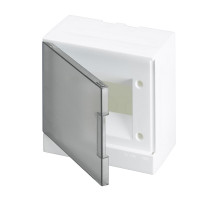 Щиток навесной ABB Basic E BEW402206, 6M, прозр. серая дверь, 63A, IP40, 190x180x102mm, PEN-шина