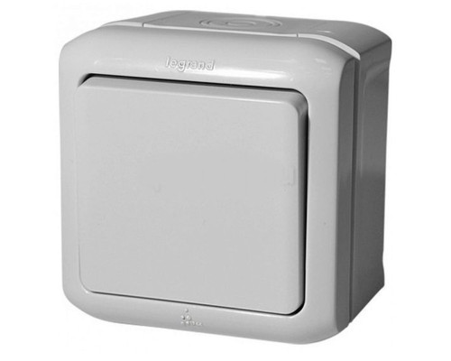 Quteo - Кнопка 6А IP44 (серый)