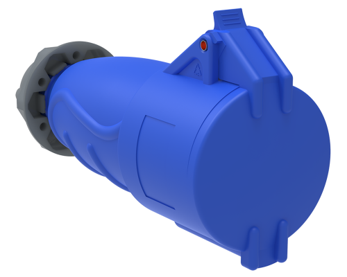 Розетка переносная ССИ-223 32А-6ч/200-250В 2Р+РЕ IP44 MAGNUM ИЭК | арт.PSN21-032-3