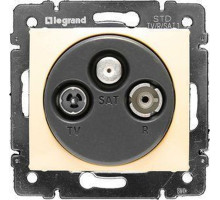 Valena - Розетка TV-RD-SAT-каб.сеть 2400MHz, < 1,5 дБ, сл.кость (инд. упаковка)