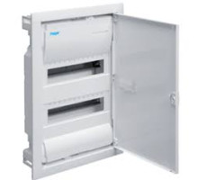 Щит cкрытой установки 24 места, без клемм, (506х348х89) IP-30 // Hager - Volta (Белая дверь) | арт.VU24UA