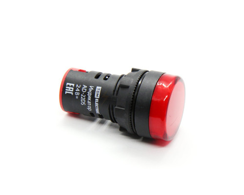 Лампа AD-22DS(LED)матрица d22мм красный 24В AC/DC TDM | арт.SQ0702-0006