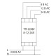 Трансформатор понижающий ТП-230В/8-12-24В 8ВА DIN-рейка TDM