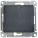 Выключатель 1-клавишный с подсветкой Schneider Electric Glossa GSL000713 Антрацит - GSL000713
