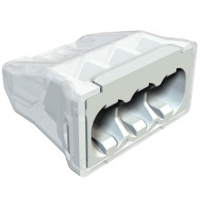 Клемма 61 325 LGR 3-контактная, до 2,5мм², 24A, 450V, серый, полиамид | арт.2054485