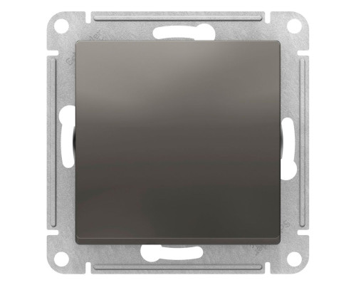 Переключатель 1-клавишный Schneider Electric AtlasDesign ATN000961 Сталь - ATN000961