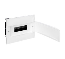 Щиток встр. Practibox S 12М (1х12), бел. дверь, с клеммами N+PE, IP40